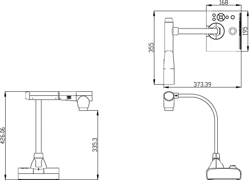 インタラクティブ書画カメラ(実物投影機) L-12iD