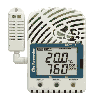 Ｔ＆Ｄ CO2・温度・湿度 データロガーTR-76Ui/76Ui-S おんどとり