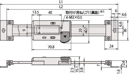 572シリーズ ABSデジマチック測長ユニット SD [ミツトヨ] | スケール 
