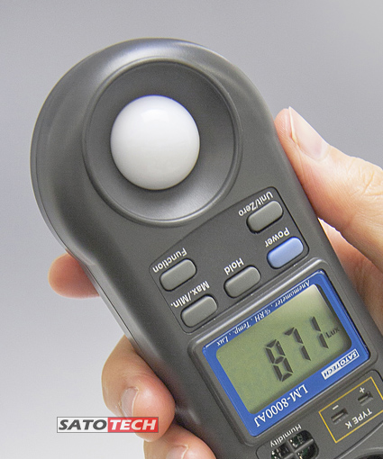 マルチ環境測定器LM-8000A J （マルチ環境計測器）サトテック | 風速計