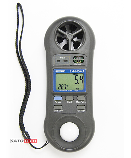 マルチ環境測定器LM-8000A J （多項目環境計測器）サトテック | 風速計 