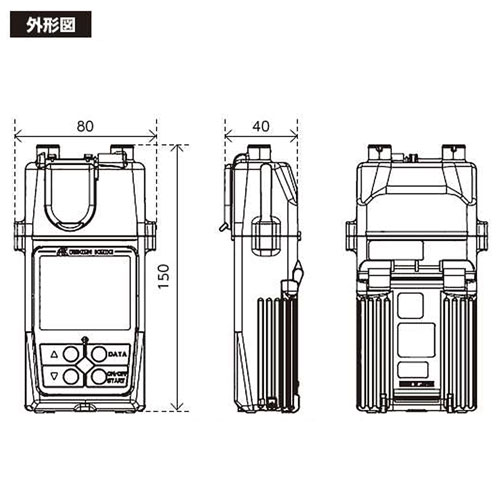 ホルムアルデヒド検知器FP-31【理研計器】 | ホルムアルデヒド検知器【SATO測定器.COM】