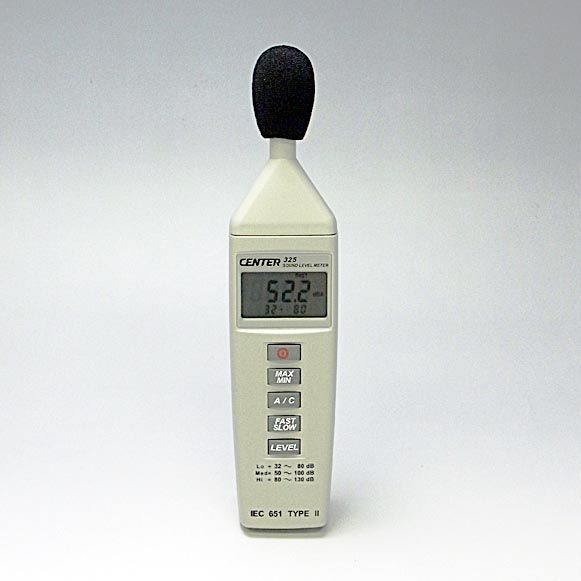 デジタル騒音計CENTER325 サトテック | 騒音計【SATO測定器.COM】
