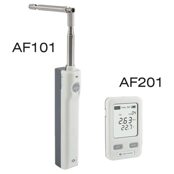 ワイヤレス風速計・温度計AF101set、 風速計・温湿度計AF111set | 風速 