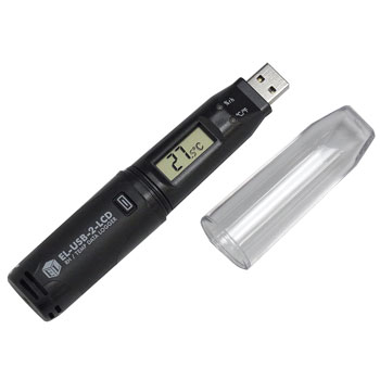USB温度湿度データロガーEL-USB-2-LCD | USB接続データロガー【SATO