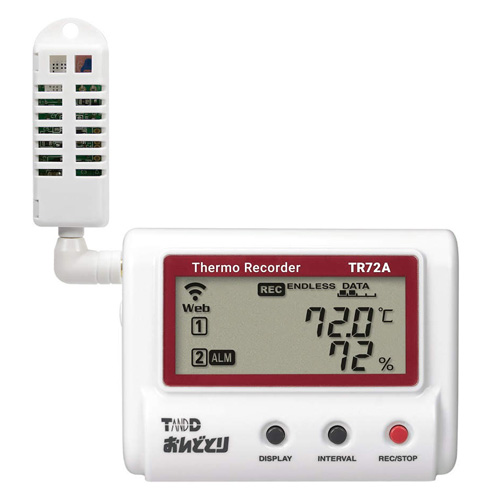 T&D おんどとり TR72A 温湿度データロガー | おんどとりTR7Aシリーズ