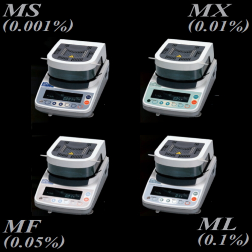 A＆D エー・アンド・デイ 加熱乾燥式水分計MS-70/MX-50/MF-50/ML-50
