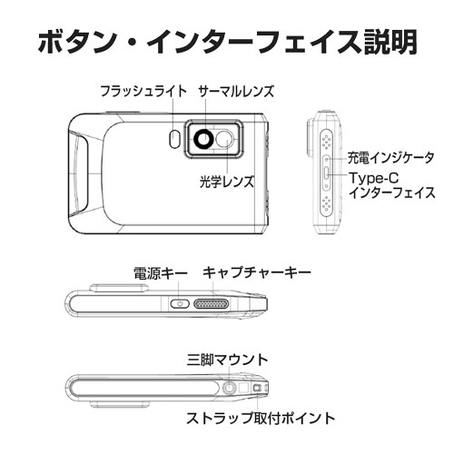 HIKMICRO ポケットサーモグラフィカメラ PocketE / Pocket1 / Pocket2