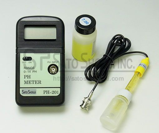 サトテック デジタルpHメーターPH-201 | pH計・pHメーター【SATO測定器 