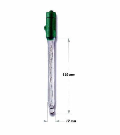 ハンナ汎用pH複合電極 HI1043B(溶剤､強酸/強アルカリ用) | pH電極 