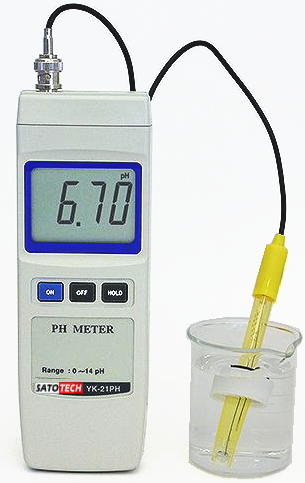 サトテック デジタルpHメーターYK-21PH | pH計・pHメーター【SATO測定器.COM】