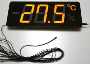 薄型温湿度表示器TP-300HB-10 メンブレンサーモ