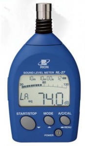 リオン普通騒音計 NL-27 新型式承認 TS162号