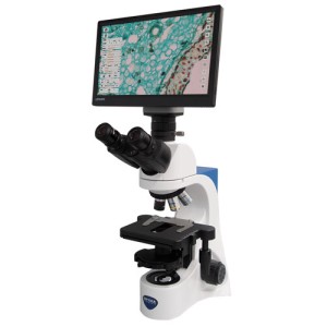 OPTIKA モニター付きカメラ搭載 生物顕微鏡 JB-383PH-TCM（位相差・暗視野）