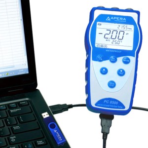 强碱性/高温便携式pH计PH8500-SA（带玻璃pH电极LabSen®843）