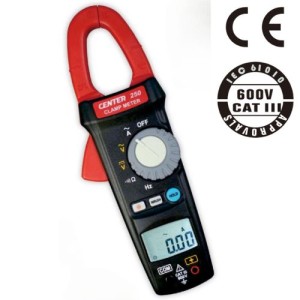 サトテック デジタルクランプメータ CENTER250（AC / TRUE RMS）