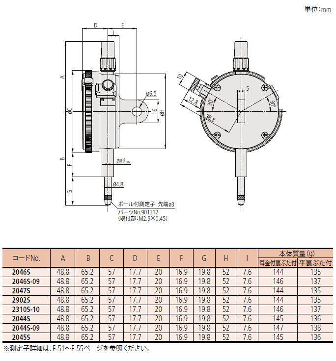 標準形ダイヤルゲージ 目量0.01mmタイプ [ミツトヨ] | ダイヤルゲージ【SATO測定器.COM】