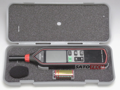 デジタル騒音計CENTER32(アナログ電圧出力端子付) サトテック