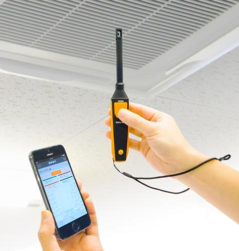 温湿度スマートプローブ testo 605i | Bluetooth対応温度・湿度データ