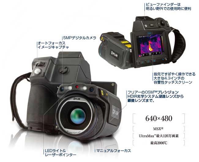 サーモグラフィ T600シリーズ 【FLIR】