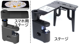 ステージにスマートフォンを載せるだけ