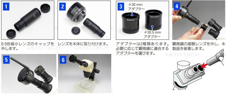 顕微鏡カメラDS-3500WF（スマホ・タブレット・PC用） Jスコープ  顕微鏡カメラSATO測定器.COM
