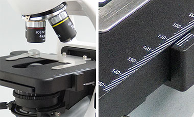 OPTIKA 生物顕微鏡 JB-293PLi 目盛付きXYステージ