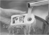 水で丸洗い出来る防水仕様(IP65)
